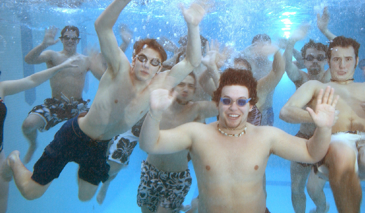 Students in the Pool