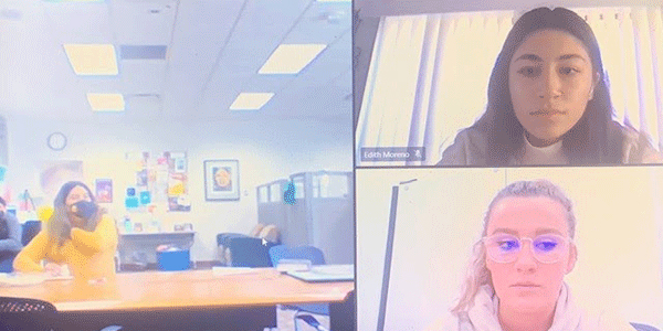 Students on a Video Call