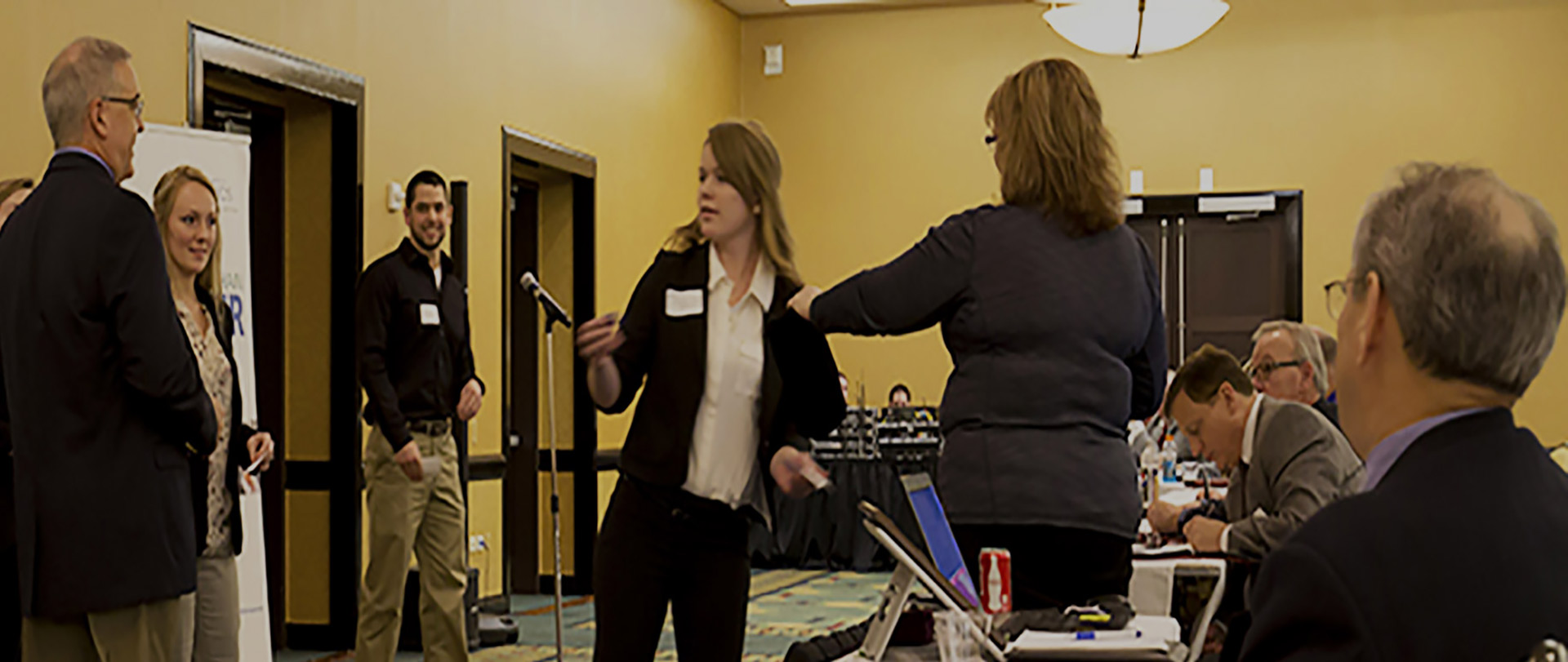 Students at a Conference 