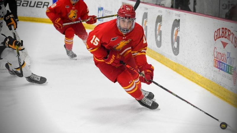 Ferris State hockey player