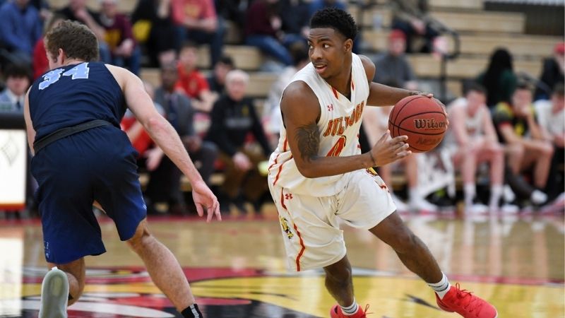 Ferris State men's basketball player