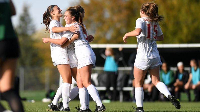 Ferris State soccer players