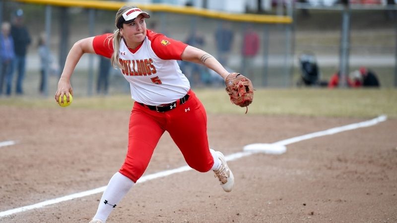 Ferris State softball player