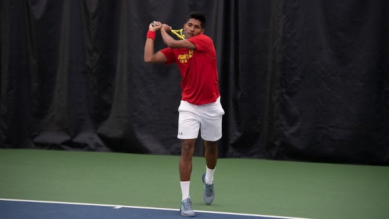 Ferris State men's tennis player