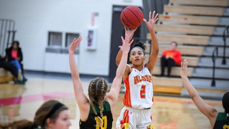 Ferris State women's basketball player