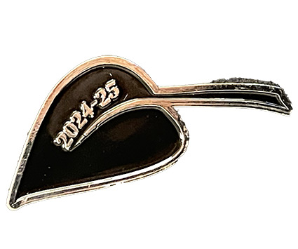 Golden Lanyard Yearly Leaf Pin