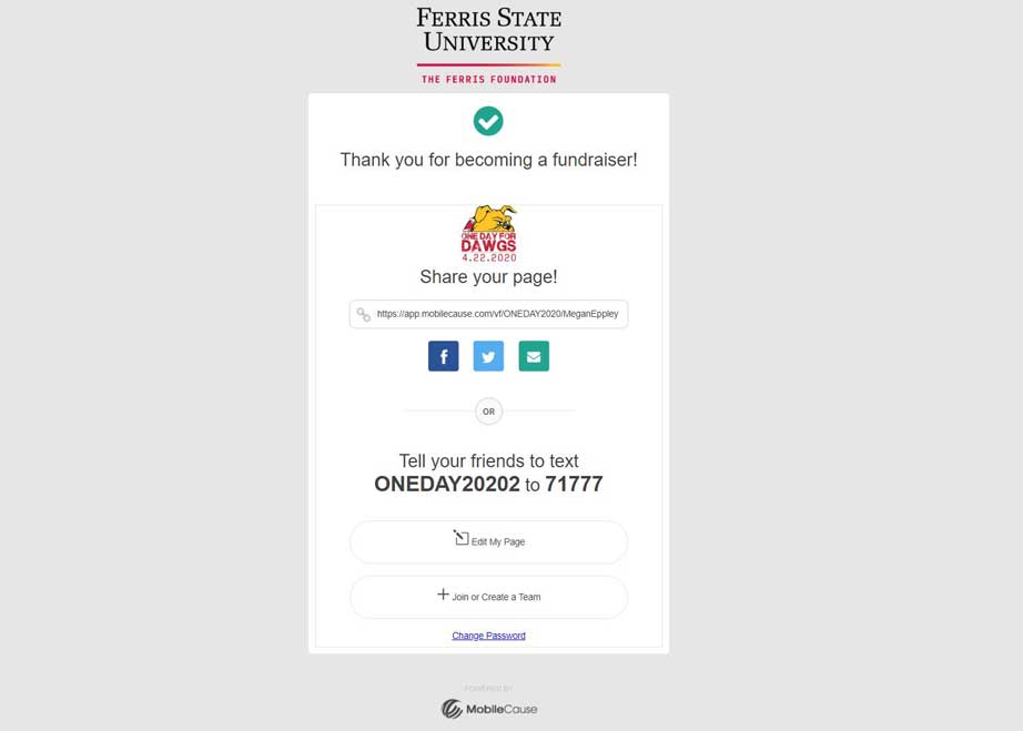 Become a Fundraiser Email