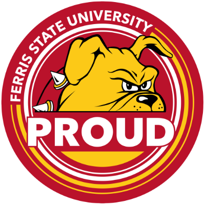 Ferris State Proud button