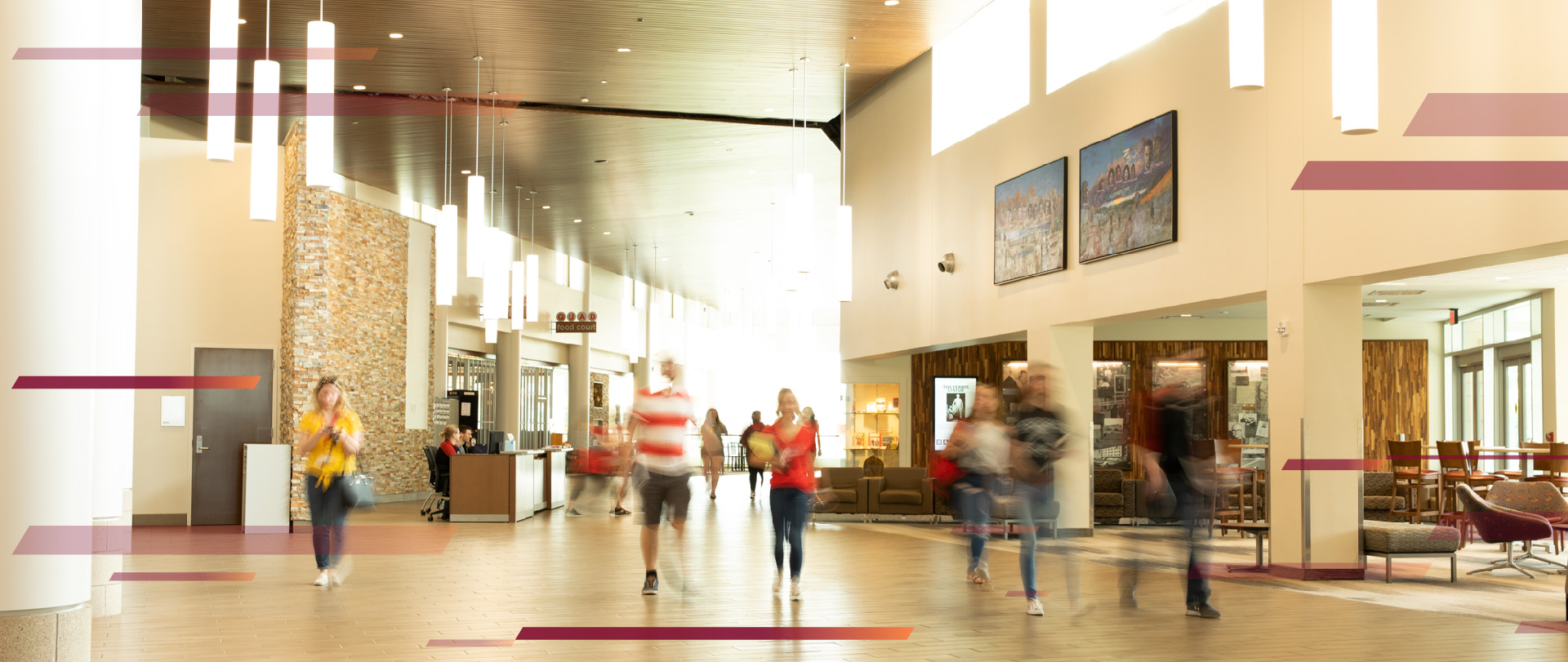 Students in the University Center