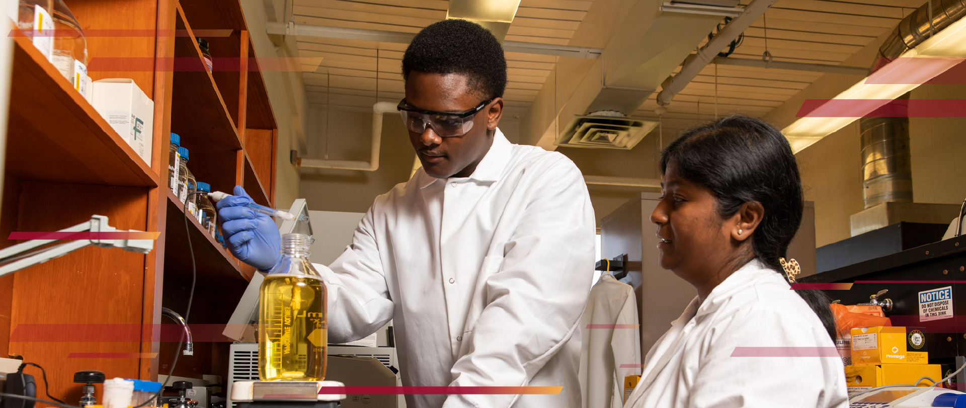 Students in a lab