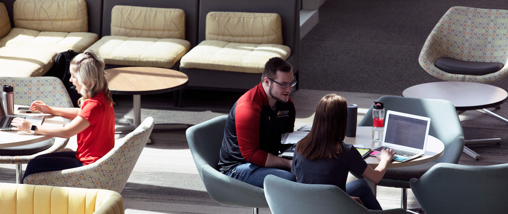 Students in the David L. Eisler Center at Ferris State University in Big Rapids MI