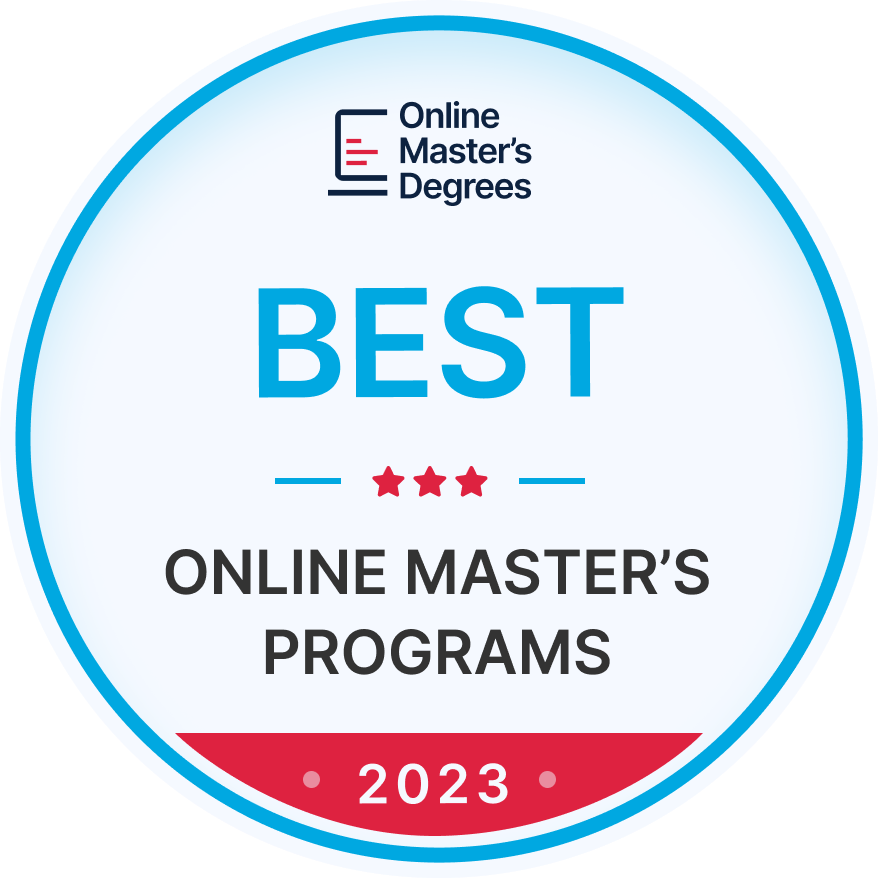 Badge for Best Online Master's Degree Programs - 2023