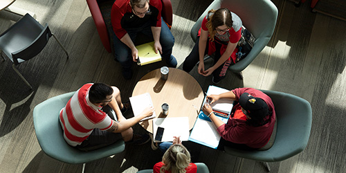 Students working in UC