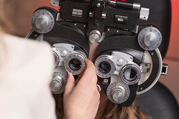 Optometry exam