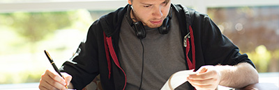 Student in the David L. Eisler Center