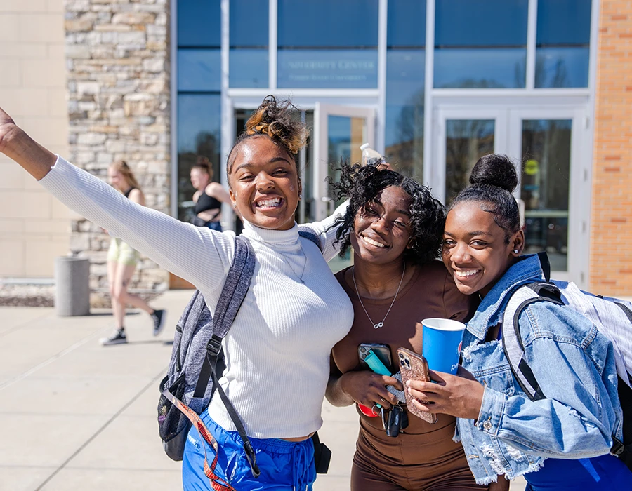 Students participating in a student organization at Ferris State University