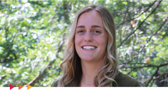 Student smiling.