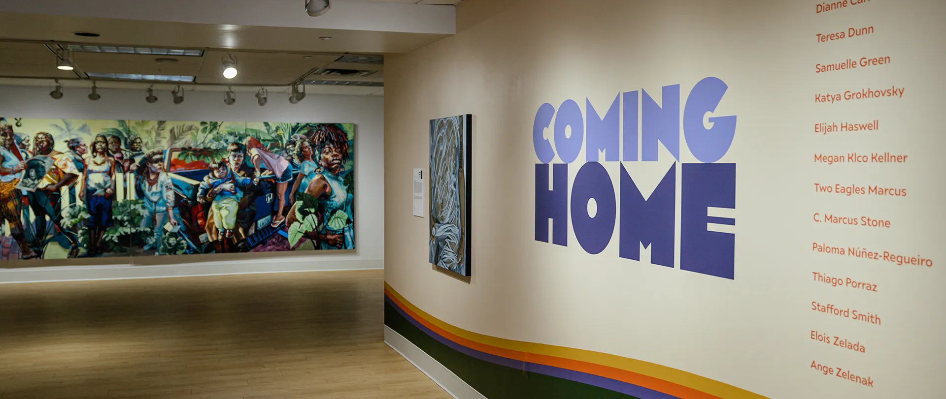 Image of the 'Coming Home' exhibition at Ferris State University's Kendall College of Art and Design