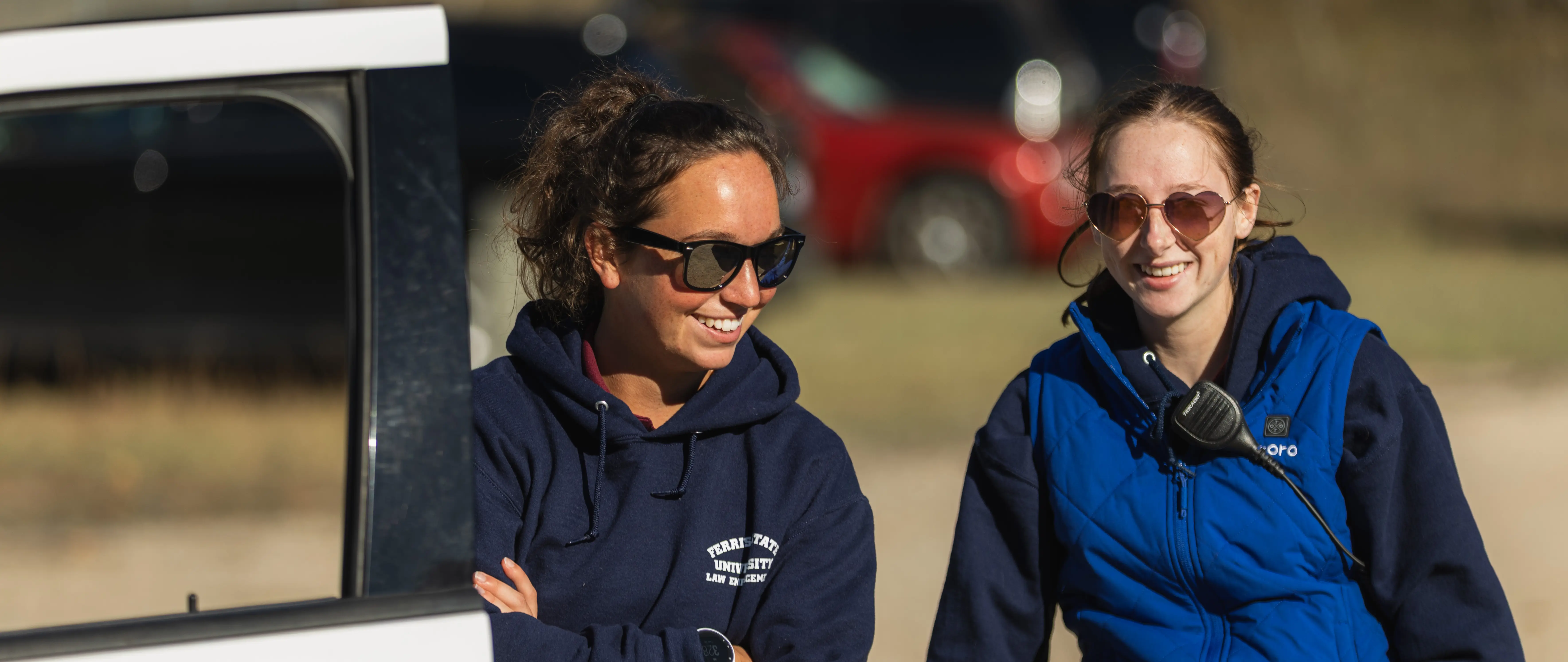 Criminal Justice program out in the field training