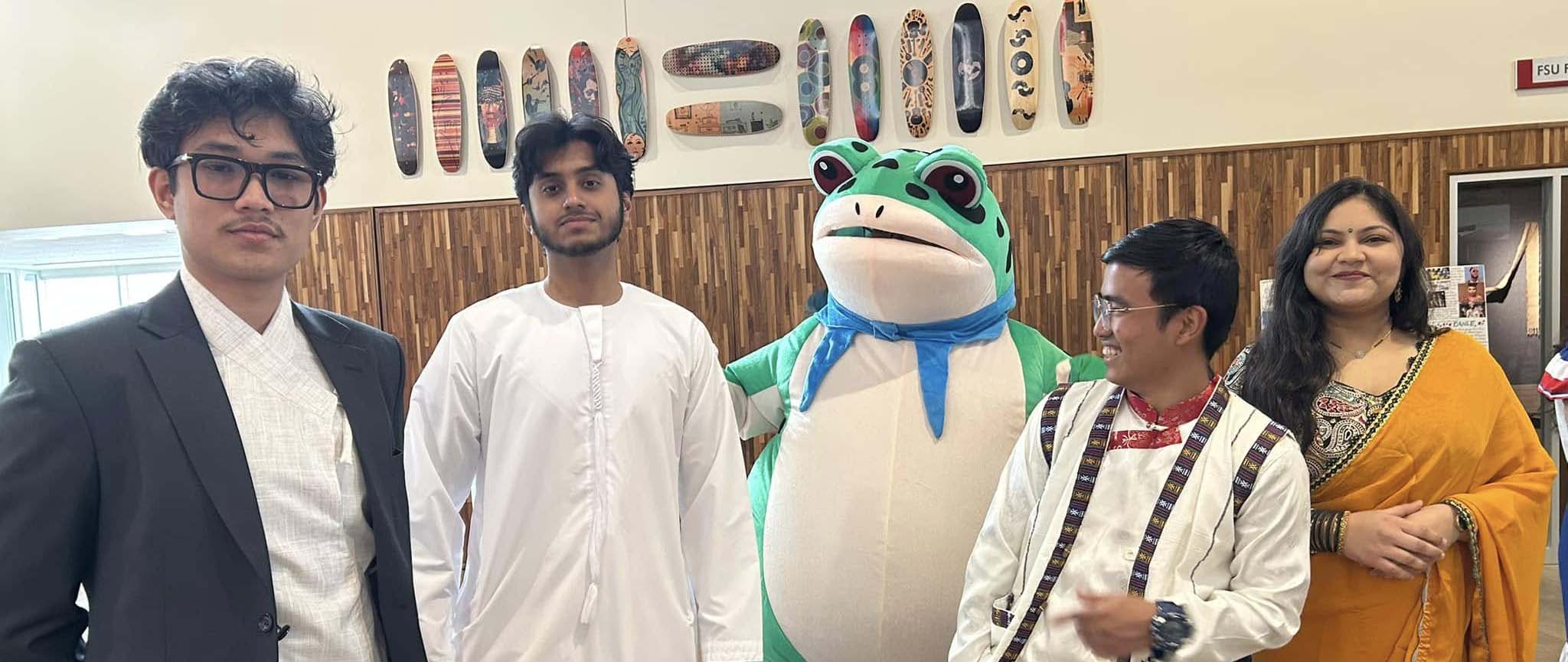 Students at a previous International Festival of Cultures event