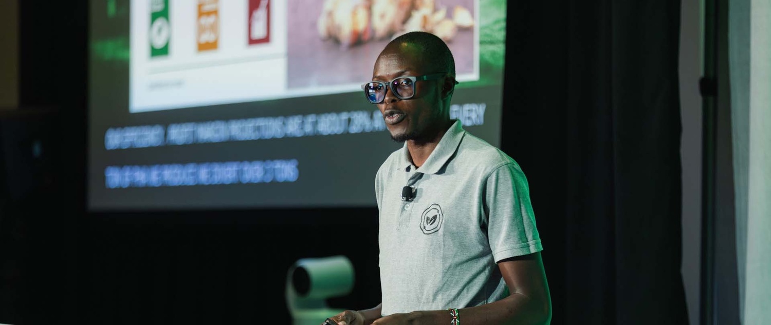 Charles Otieno Oyamo of Wege Prize 2025 finalist team AgPress 