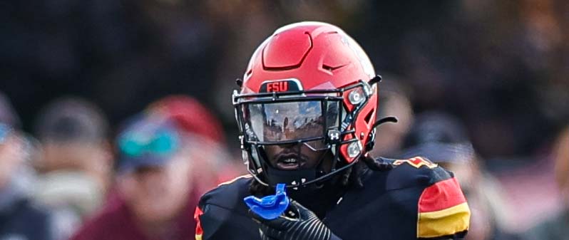 Action shot of Justin Payoute