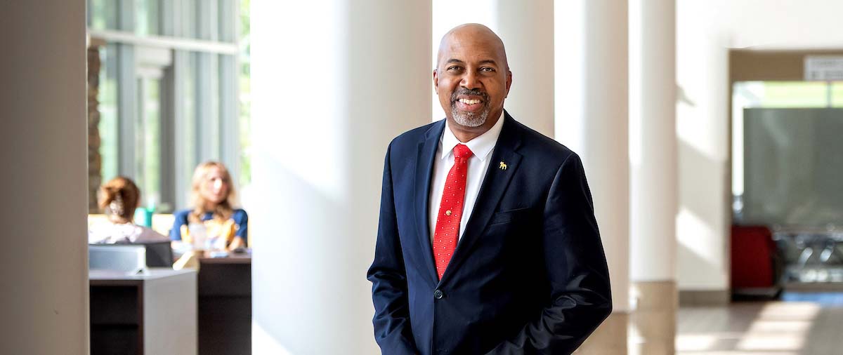 Portrait of President Bill Pink