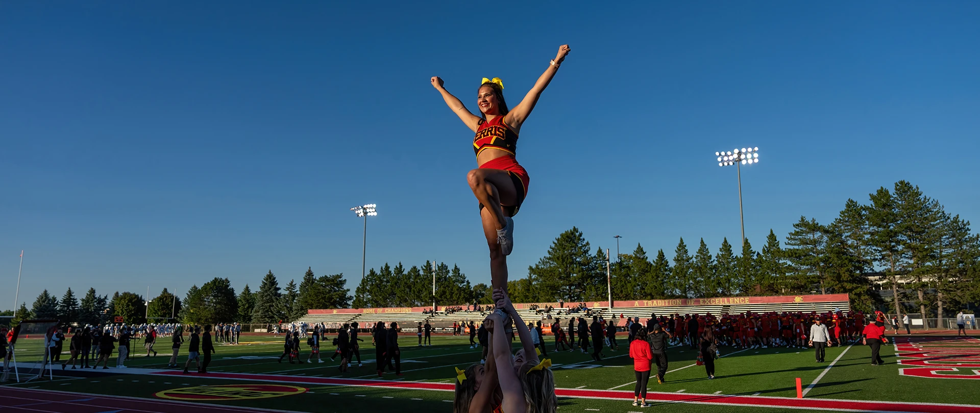 Ferris State cheerleader