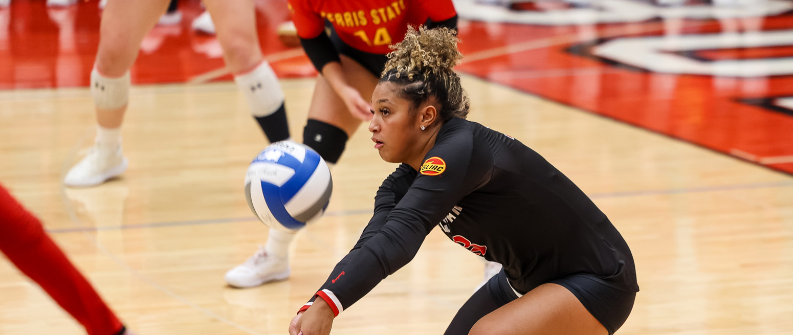 volleyball player hitting the ball