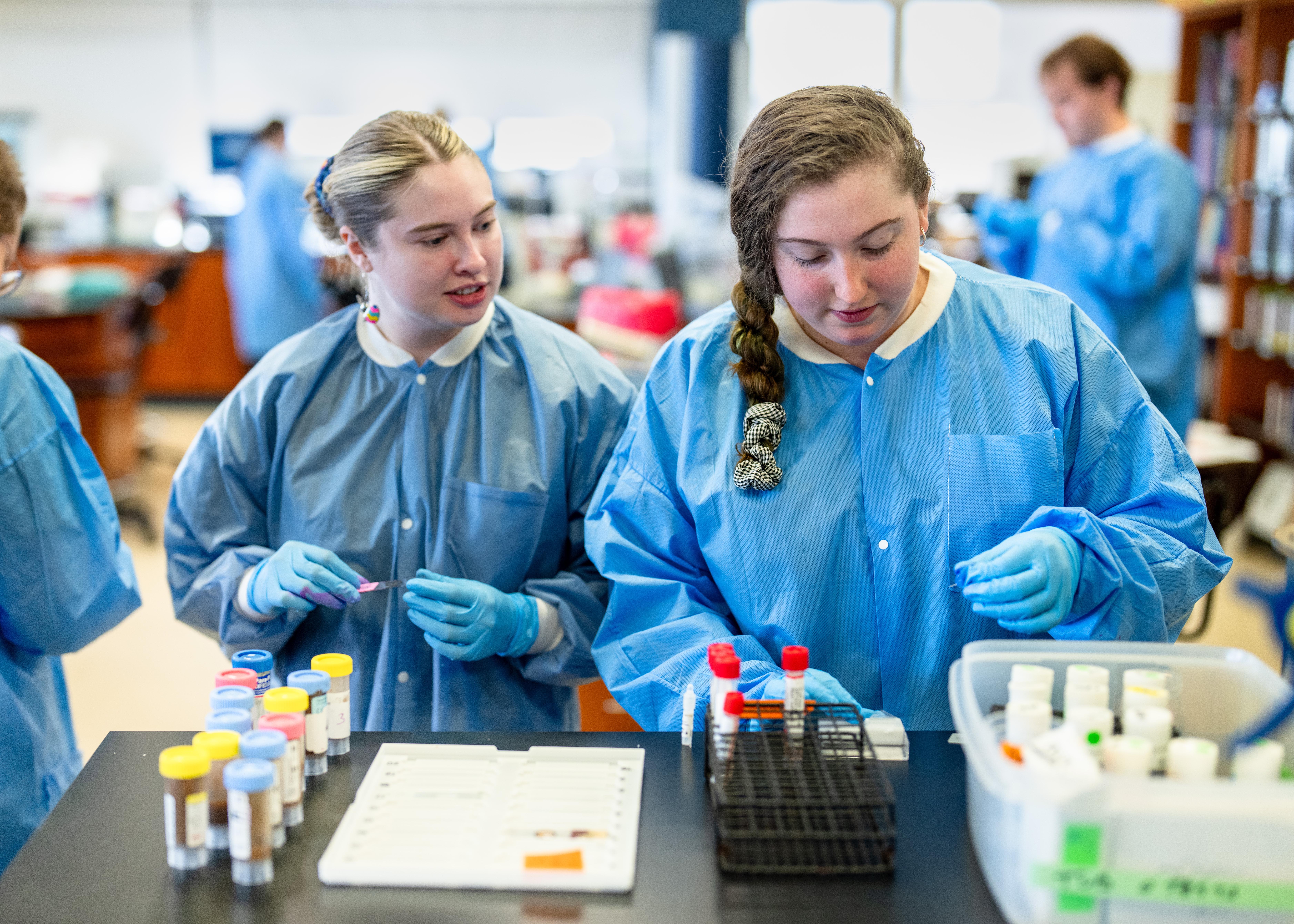 medical laboratory science faculty teaching students