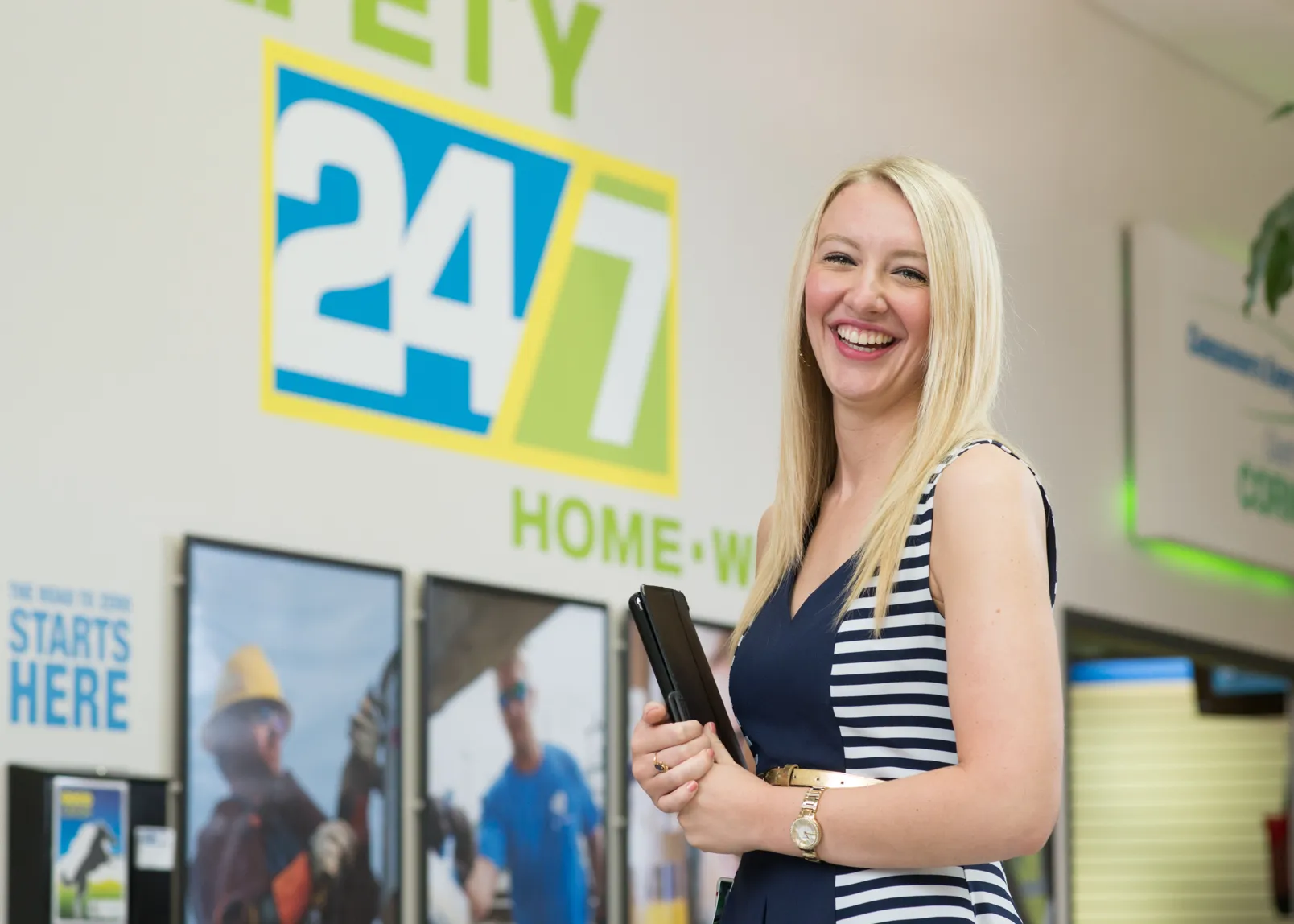 Student at an internship