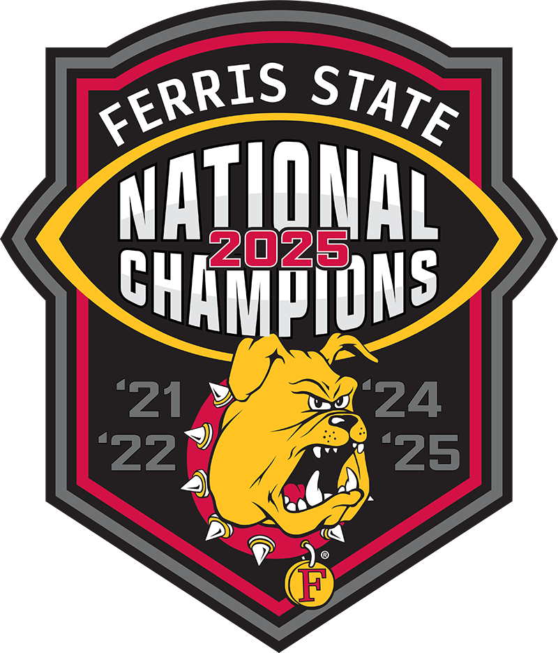 Ferris State Football NCAA D2 Champions logo