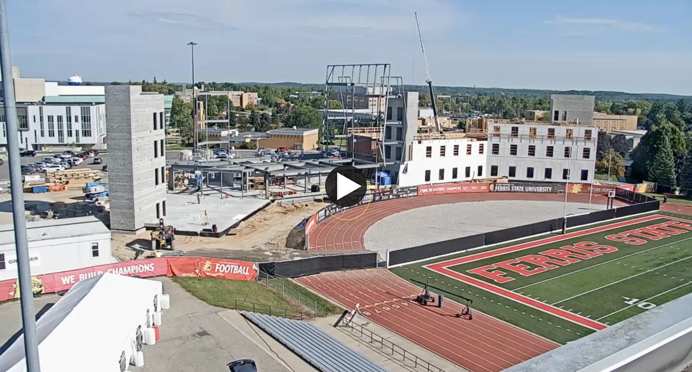 residence hall construction webcam