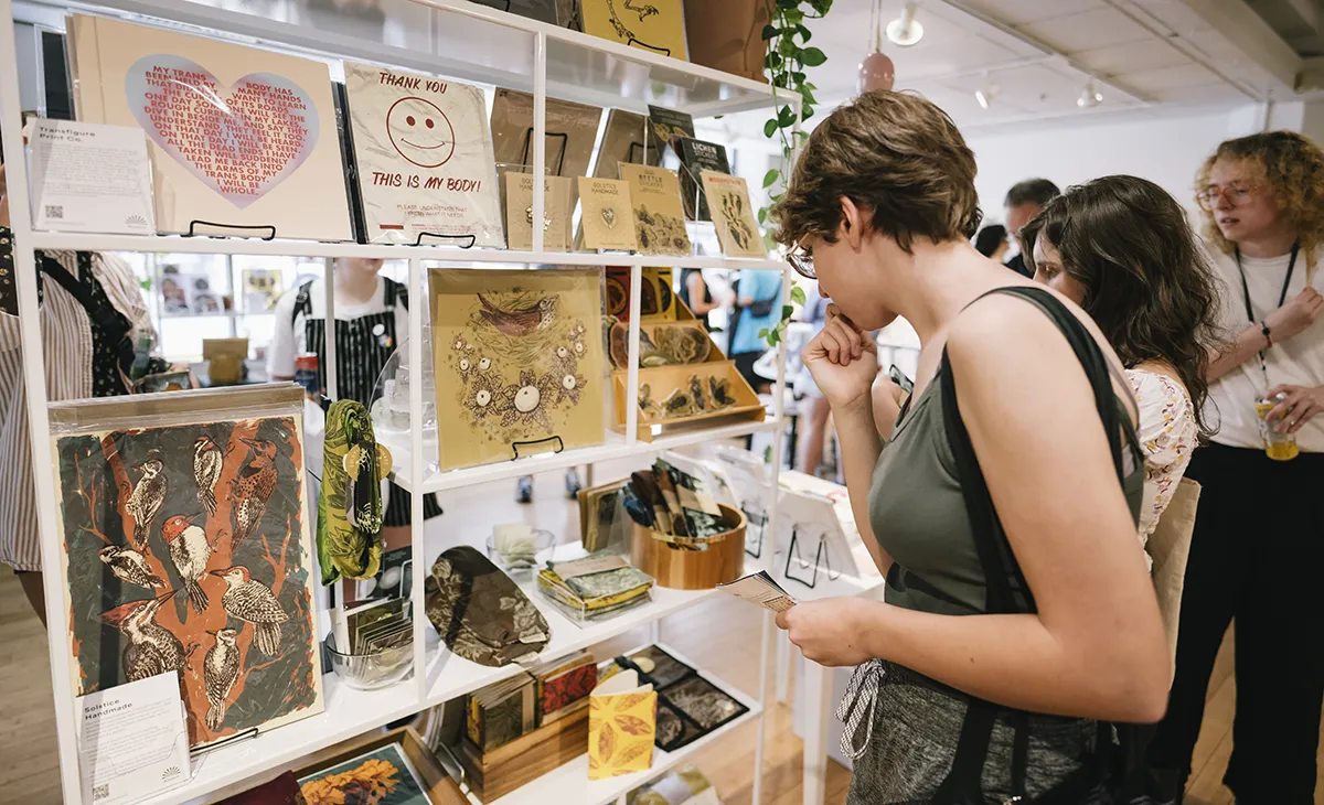 customer shopping at the spark