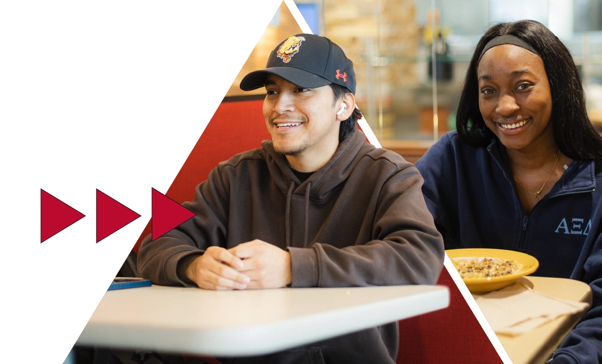 The Quad Cafe dining hall on the campus of Ferris State University in Big Rapids, MI