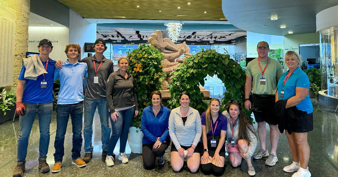 Henry Mast and his colleagues at Masterpiece Flower Company