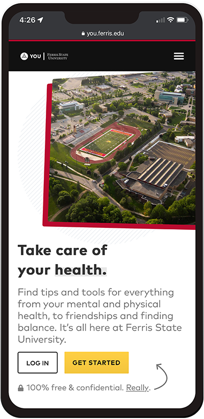 Screenshot of the ElevateU app