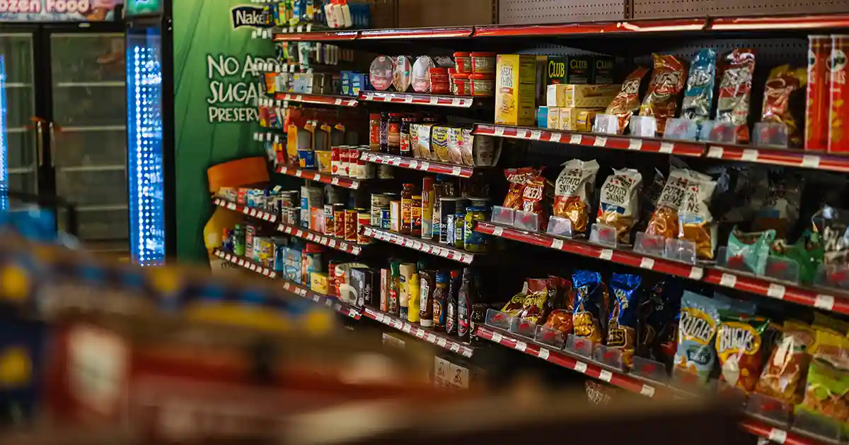 Interior image of the The Market