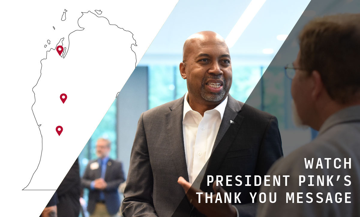 Watch President Pink's video thank you message