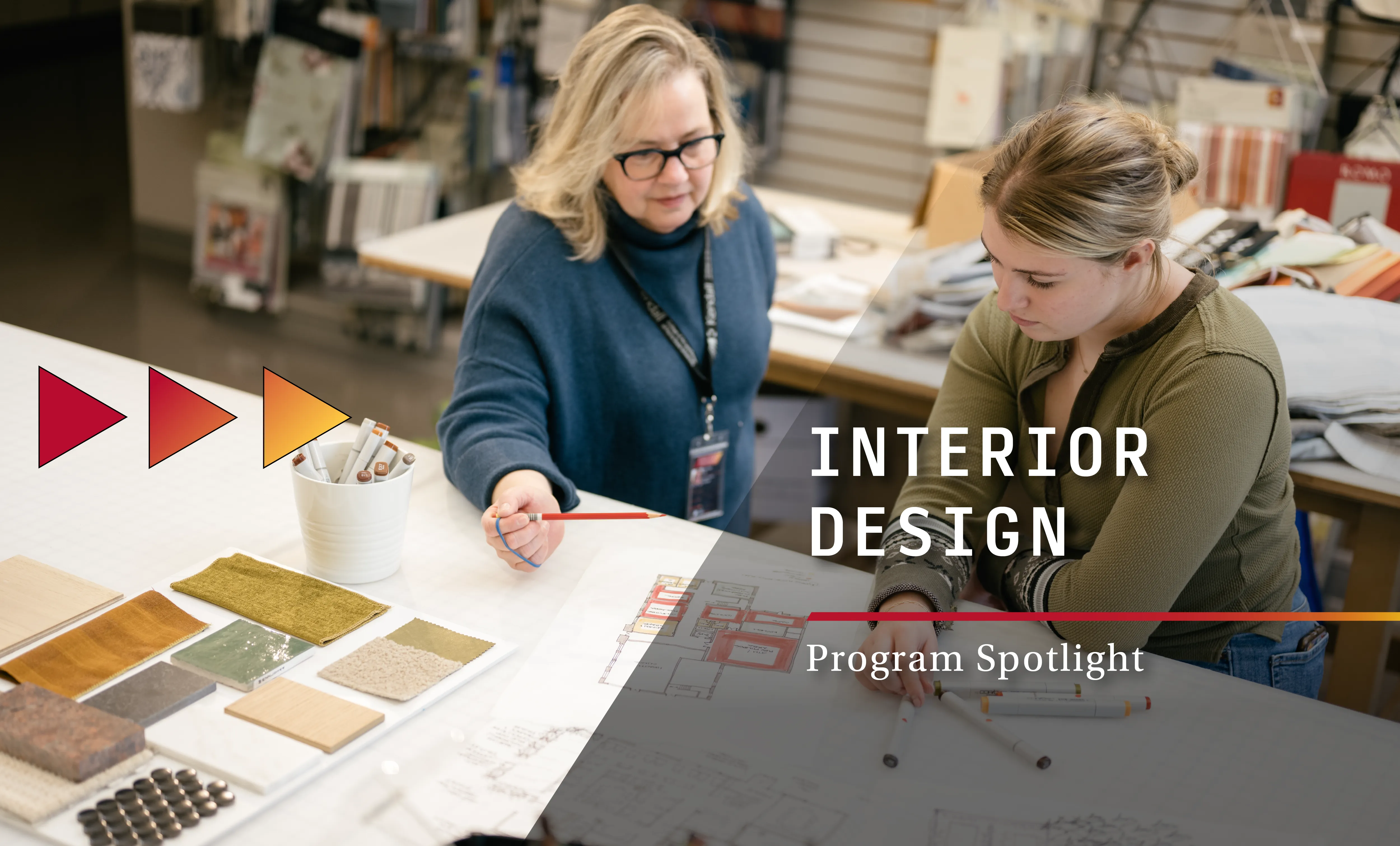 virtual tour of the Interior Design program