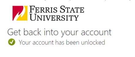 Success! You can now log into your account.
