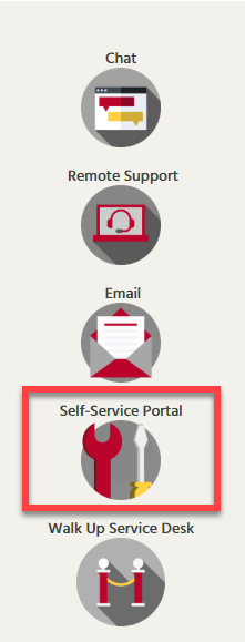 Self-Service Portal link