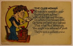 Club Woman poem