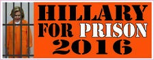 Hillary for Prison Bumper sticker