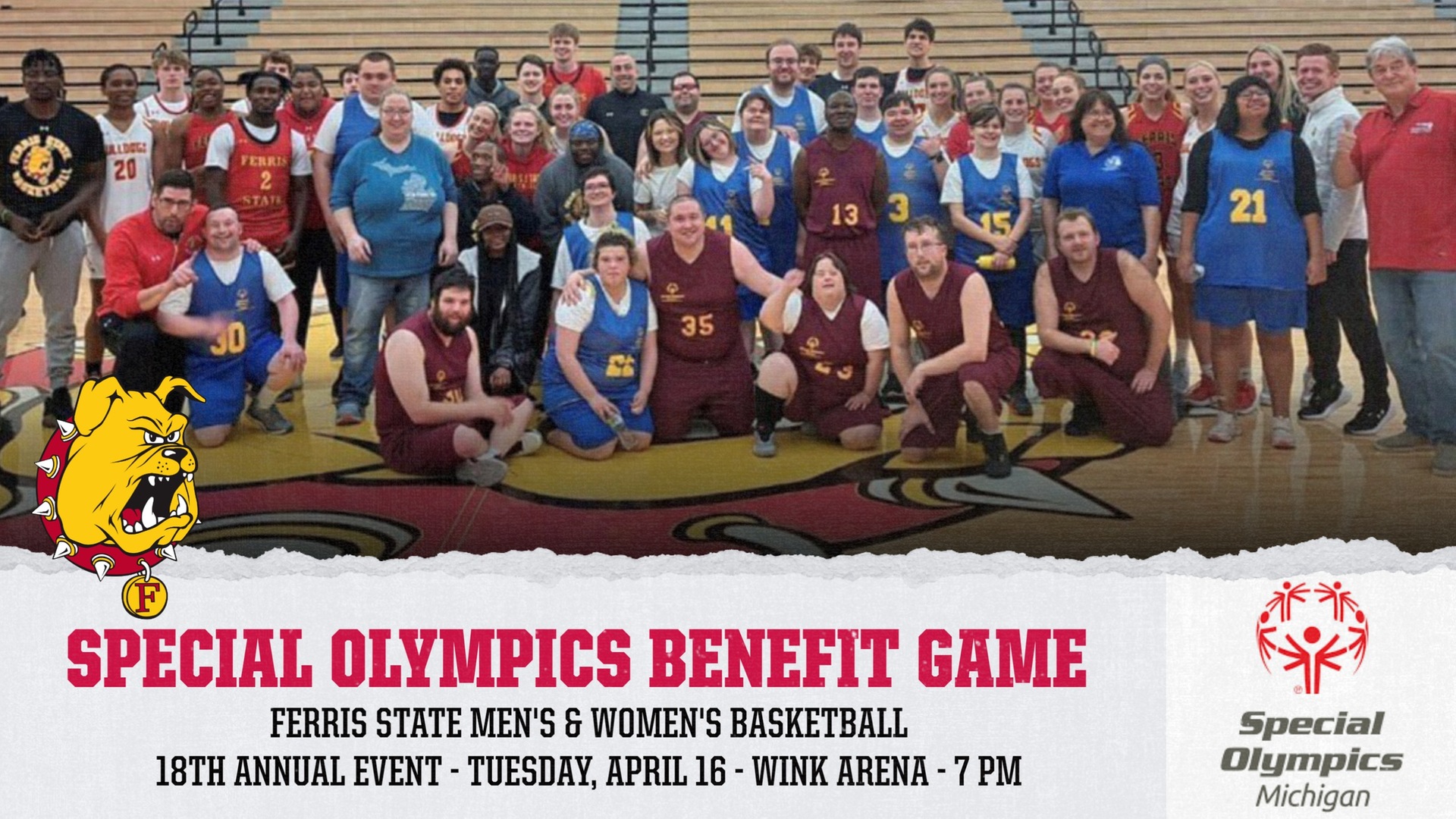 Ferris State Basketball Teams Partner with Special Olympics
