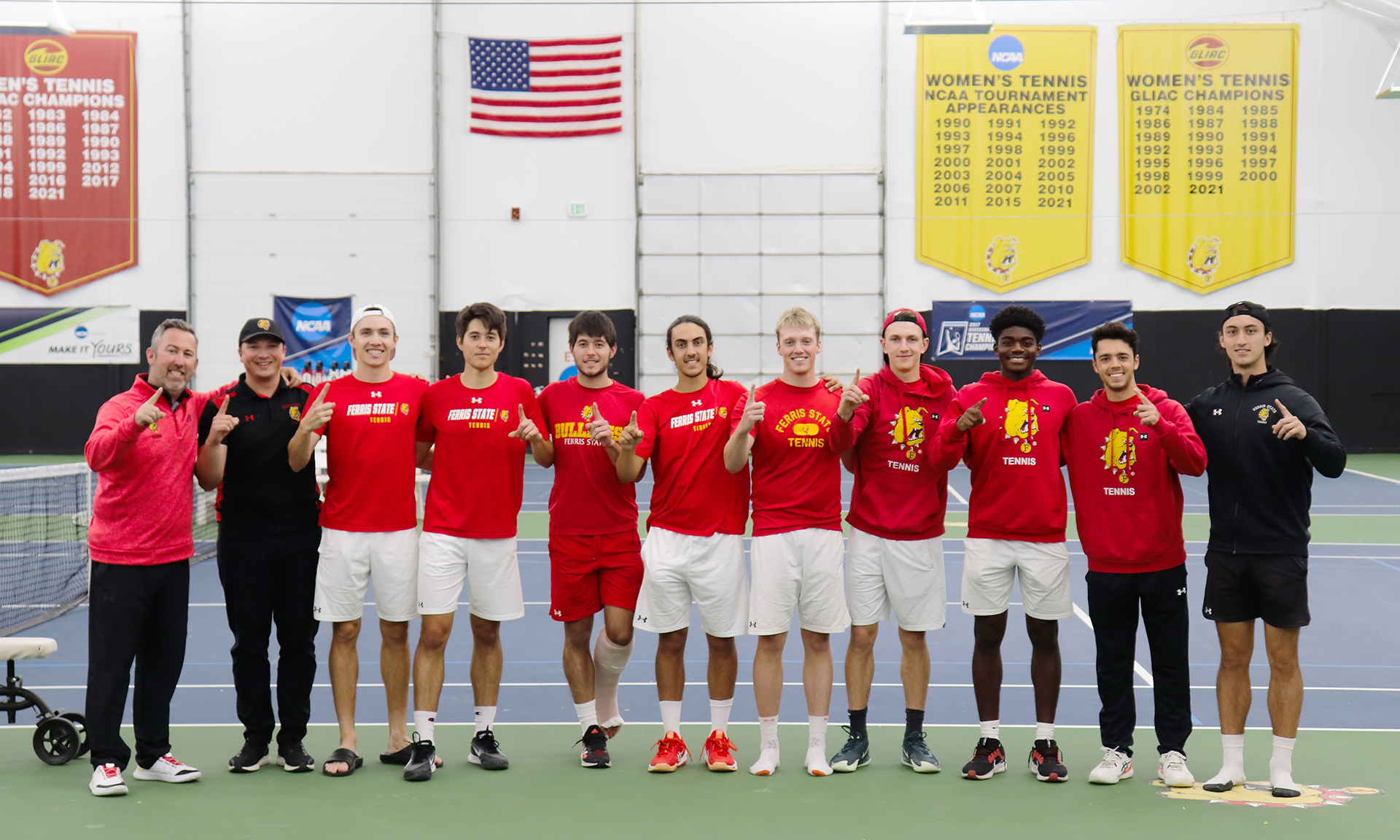 Ferris State men’s tennis team earns 21st GLIAC championship with win over Lake Superior State