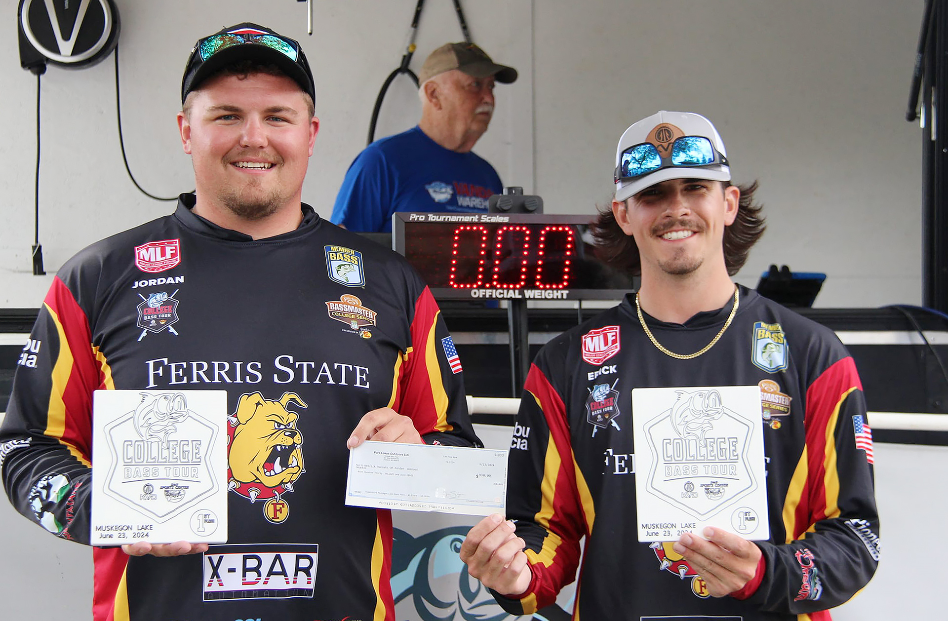 Erick Hannahs and Jordan DeGroot experienced success as Anglers of the Year.