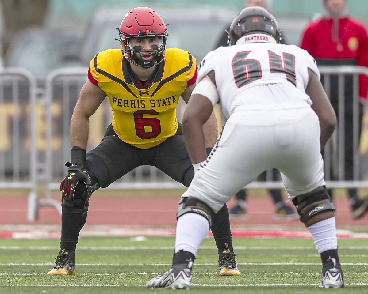 Ferris State linebacker story