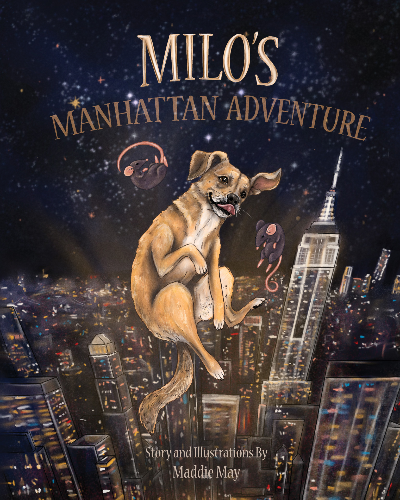Milo's Manhattan Adventure cover (Image courtesy of Maddie May Taracks)