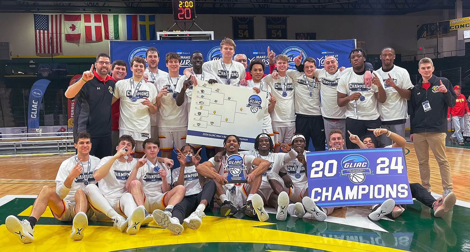 Men’s Basketball Wins GLIAC Tourney, Men and Women Earn NCAA Bids, Seven Named All-Conference Over Weekend
